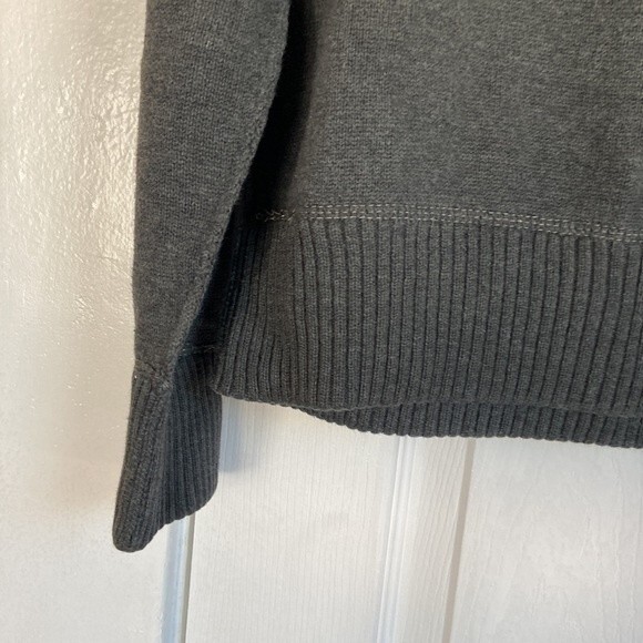 American eagle mens crewneck grey long sleeve knit sweater 90s size large - Picture 2 of 3